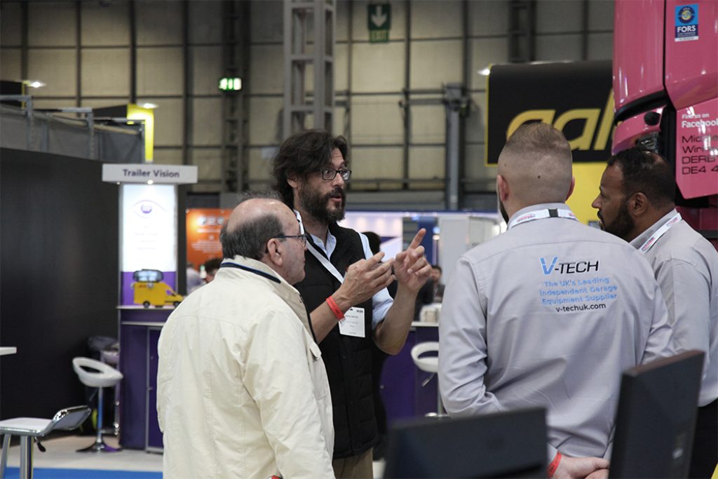 V-Tech Exhibit at the Commercial Vehicle Show 2021